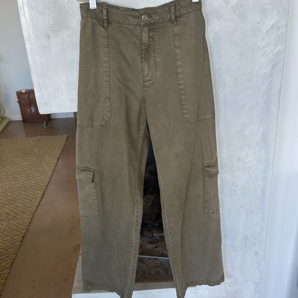 YFB 56tencil 45 cotton super soft flows cargo pants.